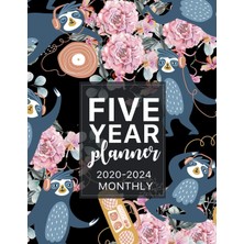 Zemira 2020-2024 Five Year Planner Monthly: Sloth 60 Monthly Planners Agenda Journal. At A Glance. Schedul