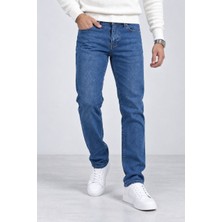 Fosool Erkek Regular Fit %97 Pamuklu Denim Jeans Kot Pantolon – Siyah, Gümüş, Mavi, Açık Mavi