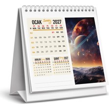 Naturel Basım 2027 Uzay Masa Takvimi