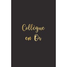Zemira Collègue Or: Carnet De Notes -120 Pages Avec Papier Ligné | Non Daté | Petit Format (15.24 x 22.