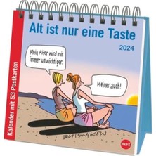 Zemira Butschkow: Alt Ist Nur Eine Taste Premium-Postkartenkalender 2024