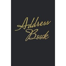 Zemira Address Book: Black Cover Addresses For Your Contacts | Alphabetical Address Book: Address