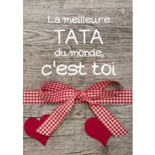 Zemira La Meilleure Tata Du Monde: Cahier A4 100 Pages Carnet De Notes Ligné, Idée De Cadeau Tata Tatie Ta