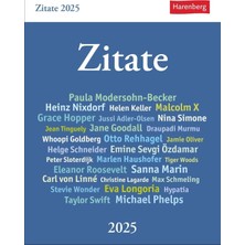Zemira Zitate Tagesabreißkalender 2025: Kalender Zum Aufstellen Mit Zitaten Und Kurzbiografien Berühmter P