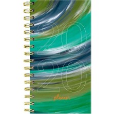 Zemira 2020 Painted Year Small Weekly Monthly Spiral Planner