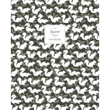 Zemira Squirrel - Ruled Pages - 8X10 - Large: (Autumn Edition) Fun 192 Ruled/lined Pages