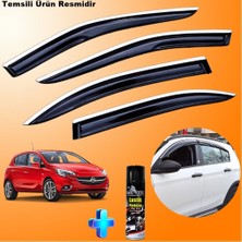 Friemats Opel Corsa E Cam Rüzgarlığı Abs Nikelajlı Mügen Cam Rüzgarlığı 2015-2019 Arası + Ebrayn 500 ml Lastik Parlatıcı