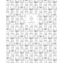 Zemira Cats - Ruled Pages - 8X10 - Premium: (Black And White Edition) Fun 192 Ruled/line