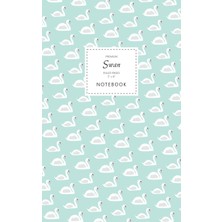 Zemira Swan - Ruled Pages - 5x8 - Premium: (Aqua Edition) Fun Bird 96 Ruled/lined Pages