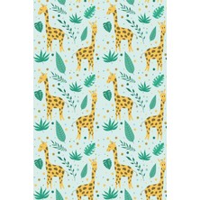 Zemira Giraffe Notebook: Blank Lined Journal, Softcover (6x9 Inches) With 120 Pages