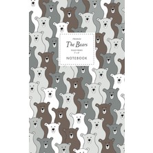 Zemira The Bears - Ruled Pages - 5x8 - Premium: (Brown Edition) Fun 96 Ruled/lined Pages