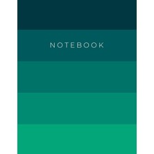 Zemira Notebook: Dot Grid Green - 100 Pages - 8.5 x 11 Inches