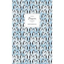 Zemira Penguen Defter - Çizgili Sayfalar - 5x8 - Birinci Sınıf (Ice Edition) Eğlenceli Not Defteri 96