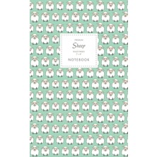 Zemira Sheep - Ruled Pages - 5x8 - Premium: (Green Edition) Fun Animal 96 Ruled/lined Pa
