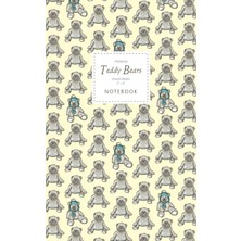 Zemira Teddy Bears - Ruled Pages - 5x8 - Premium: (Yellow Edition) Fun 96 Ruled/lined Pa