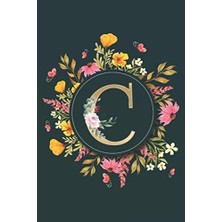 Zemira Letter C Notebook: Initial Monogram Letter C Journal - Pretty Personalized Lined For Kids,