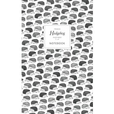 Zemira Hedgehog - Ruled Pages - 5x8 - Premium: (White Edition) Fun 96 Ruled/lined Pages