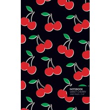 Zemira Sweet Cherry Notebook: (Black Edition) Fun 96 Ruled/lined Pages (5x8 Inches / 12.7X20.3CM