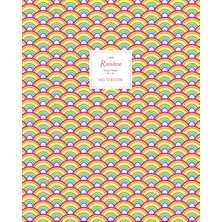 Zemira Rainbow - Ruled Pages - 8X10 - Large: Fun 192 Ruled/lined Pages (8X10 Inches / 20