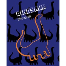 Zemira Dinosaur Notebook: (Purple Edition) Fun 192 Ruled/lined Pages (8X10 Inches / 20.3X25.4 cm