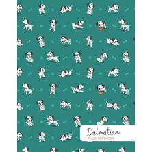 Zemira Dalmatian Ruled Notebook: 150 Page Journal