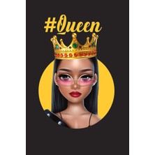 Zemira #queen: Black Girls 120 Pages 6"x 9" Line Journals