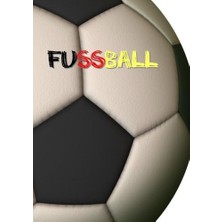 Zemira Fussball - Notizbuch Din A5 Liniert: Notizheft, 108 Seiten