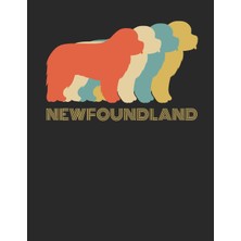 Zemira Journal Notebook: 180 College Ruled Lined Pages – Large Size 8.5” x 11” - Newfoundland Dog Breed Do