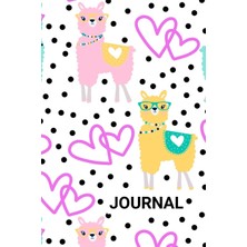 Zemira Journal: Dot Grid Journal| Llama Journal Notebook| Dotted Matrix Notebook| Bullet Dot Grid Planner|