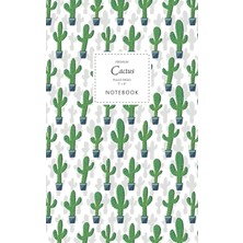 Zemira Cactus - Ruled Pages - 5x8 - Premium: (Saguaro White) Fun 96 Ruled/lined Pages (5