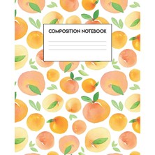 Zemira Composition Notebook: Orange (Fruity Series, 100 Pages, College-Ruled, 7.5" x 9.25")