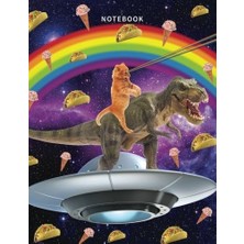 Zemira Notebook: Space Cat With 120 Pages Of Lined Paper For Writing (Funny Composition Book Jour
