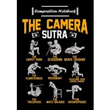 Zemira Composition Notebook: The Camera Sutra! Funny Photographer Gift, Journal 6 x 9, 100 Page Blank Line