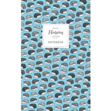 Zemira Hedgehog - Ruled Pages - 5x8 - Premium: (Blue Edition) Fun 96 Ruled/lined Pages (