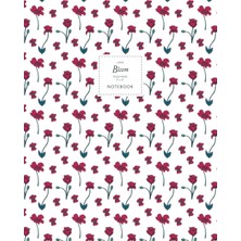Zemira Bloom - Ruled Pages - 8X10 - Large: (White Edition) Fun Christmas 192 Ruled/lined
