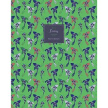 Zemira Fishing - Ruled Pages - 8X10 - Premium: (Winter Green Edition) Fun 192 Ruled/line