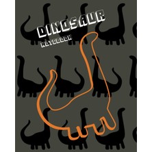 Zemira Dinosaur Notebook: (Murky Edition) Fun 192 Ruled/lined Pages (8X10 Inches / 20.3X25.4 cm /