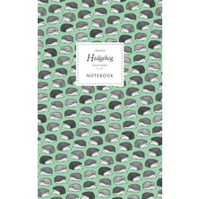 Zemira Hedgehog - Ruled Pages - 5x8 - Premium: (Green Edition) Fun 96 Ruled/lined Pages