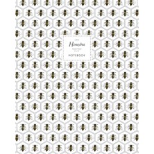 Zemira Honeybee - Ruled Pages - 8X10 - Large: (White Edition) Fun 192 Ruled/lined Pages