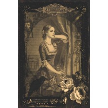 Zemira A Thousand Hours: 6" x 9" Gothic Floral Blank Lined Notebook, Victorian Multipurpose Jotter Log Boo