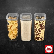 Vip Ahmet Sude Kare Saklama Kabı 3X2000 ml