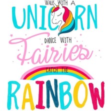 Zemira Unicorn ~ Walk With A Unicorn, Dance With Fairies & Catch The Rainbow: Cool Girls Lined No
