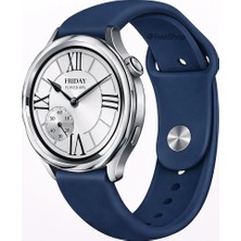MMP Shop Xiaomi Watch S5 / S4 / S3 / S2 / S1 / S1 Active Uyumlu Spor Silikon Kordon