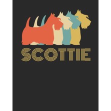 Zemira Journal Notebook: 180 College Ruled Lined Pages – Large Size 8.5” x 11” - Scottie Scottish Terrier