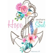 Zemira Hope Anchors The Soul, Hebrews 6:19: Anchor (Composition Book Journal) (8.5 x 11 Large), A