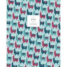 Zemira Llama - Ruled Pages - 8X10 - Large: (Mountaineer Edition) Fun 192 Ruled/lined Pag