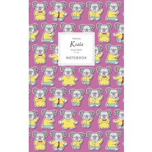 Zemira Koala - Ruled Pages - 5x8 - Premium: (Pink Edition) Fun 96 Ruled/lined Pages (5x8