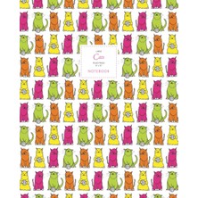 Zemira Cats - Ruled Pages - 8X10 - Premium: (Rainbow Edition) Fun 192 Ruled/lined Pages
