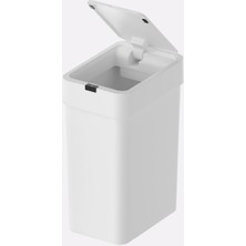 Store Hareket Sensörlü Çöp Kutusu Banyo Mutfak Çöp Kovası Kızılötesi Sensörlü Otomatik Kapanan Ofis Atık Kutusu Çok Amaçlı 9 Lt