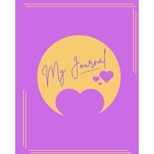Zemira Blank Journal With Hearts On Cover